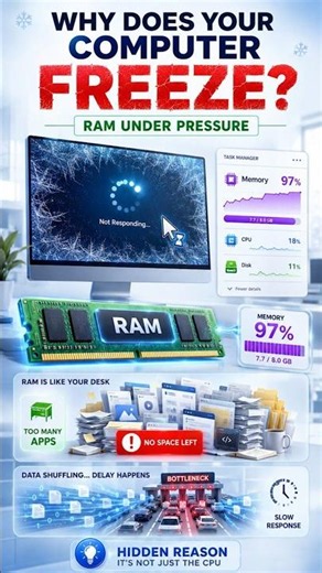 Why Does Your Computer Freeze? #Shorts