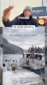 Boarding This Ferry in Capri, Italy Looks Absolutely Terrifying 🌊⛴️