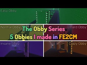 JTOH Sideways?! The Obby Series (5 Maps) in FE2CM...
