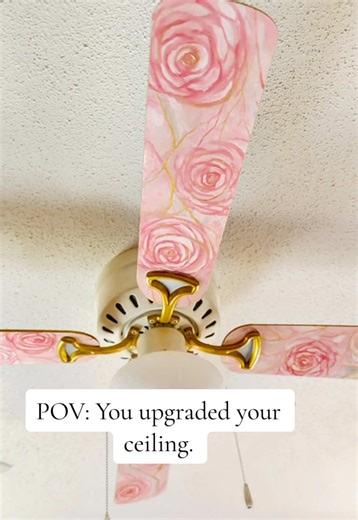 Transform Your Ceiling Fan with Hand-Painted Blades