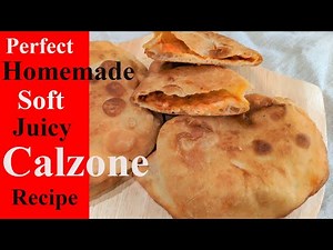 FRIED CALZONE Recipe - So soft they will melt in your mouth