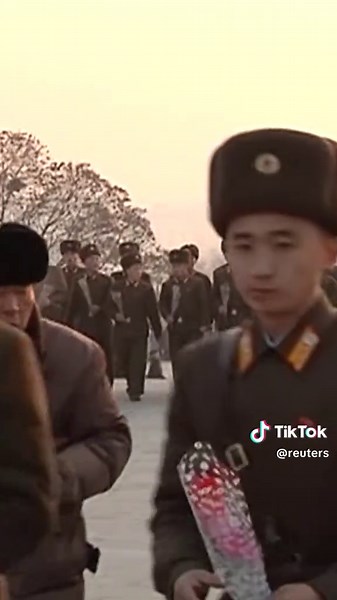 North Koreans marked the 14th anniversary of the late leader Kim Jong Il’s death, state media reported on December 17. In footage provided by the country’s official news agency KCNA, which cannot be independently verified by Reuters, residents and soldiers were seen laying flowers near statues of Kim Jong Il and the state's founder Kim Il Sung at the Mansu Hill Grand Monument in Pyongyang. #northkorea #kimjongii #anniversary #pyongyang