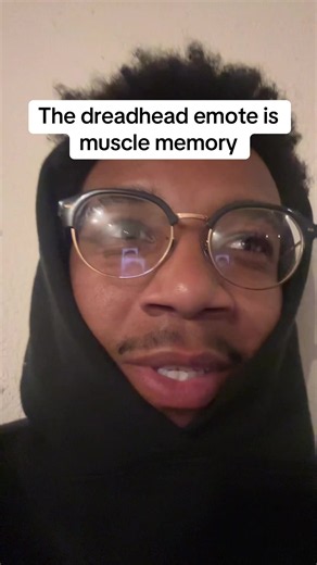 Dreadhead emotes is muscle memory #hair #blackhair | dreadhead emote