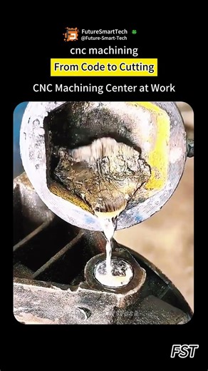 From Code to Cutting: CNC Machining Center at Work