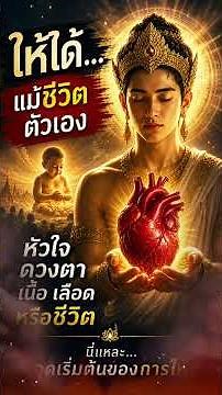 พระเวสสันดร Ep1 การให้ทานที่แท้จริงคือการปล่อยวางความยึดติด ￼#ธรรมะกินใจ
