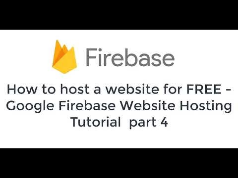 How to host a website for FREE Google firebase 2021 old version