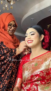 72K views · 372 reactions | Red bride by In-house artist SHAMPA ✨ | DIVA By Tasnim Porna | Facebook