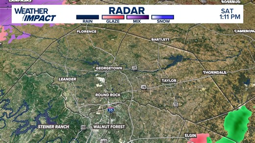 A large winter storm will move into Texas this weekend, with ice and sleet possible in the Austin area. | KVUE