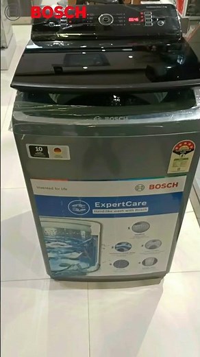 BOSCH 7 kg Automatic Top Load Washing Machine (WOE701D0IN) #Bosch wm Demo #Learning point 87