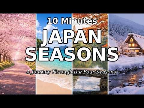 JAPAN SEASONS | A Journey Through the Four Seasons (10 Minutes)