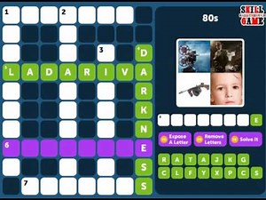 Crossword Quiz THE 80S Level 8 - Walkthrough