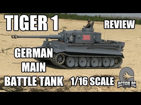 The German TIGER 1 RC Review- Best bang for your buck. 1/16 scale-Fully controllable
