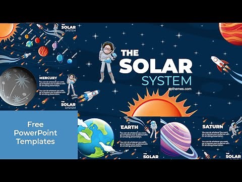 Best Free Solar System PowerPoint Template with Morph transition ☀️