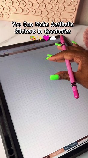 Level up your planner spreads 📈 You can use Goodnotes to create color changing digital stickers that you can use over and over again! I like to use the pen and highlight icons to make my stickers. Once you’ve created a sticker, make sure to save it to your Elements icon to again and again ✅ Follow for more Goodnotes tips 🩷 WHAT I USE TO DIGITAL PLAN: PLANNER FOR 2023: BGM/BREATHTAKING PORTRAIT MIDYEAR PLANNER (can be found on my website or Etsy Shop) iPad Pro 12.9” 5th and Apple Pencil 2nd Gen