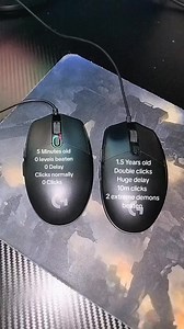 new vs old logitech🥹#geometrydash #new #fyp #logitech #mouse | Geometry Dash