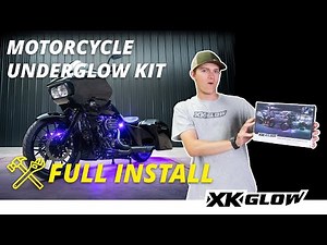 Installing XKmax LED Motorcycle Underglow Kit – Universal Fit #motorcycle #ledlightingdesign