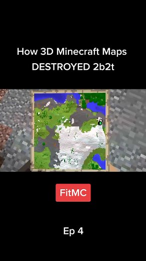 How 3D Minecraft Maps DESTROYED 2b2t Ep 4 #fypage #fypシ #fyp #minecraft #fitmc #map #2b2t
