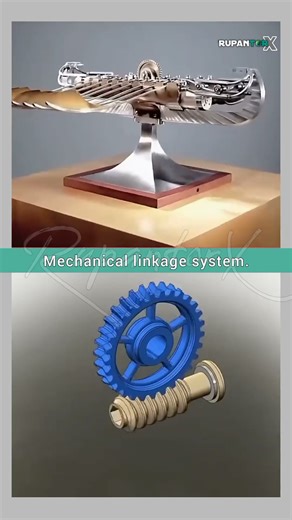 A diagram of a mechanical linkage system.#sciencefacts #foryou #technology