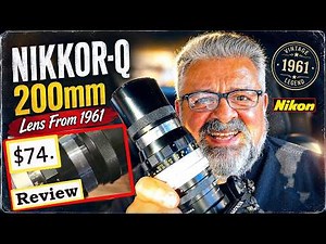Nikkor Q 200mm f4 Lens Review 1961 Vintage Nikon Glass Photography Class 645
