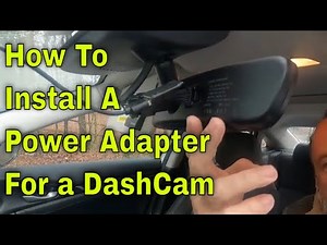 How to Install Dongar Rear View Power Adapter For Dash Cam