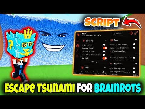 [ NEW UPDATE] Escape Tsunami For Brainrots Script *WORKING* Rift Hub Walk Speed, Infinite Jump, TP