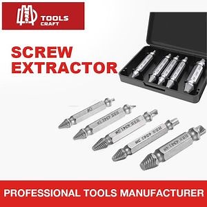 [Hot Item] 4 PCS Damaged Bolt and Broken Screw Extractor Set/Kit