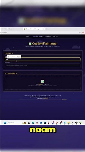 Add ANY Image as Painting in Minecraft 🤯| #minecraft #shorts #viral