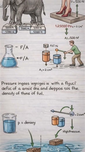 PhysicsPressure is the force acting on area #physics#cpbclasswallah #pressure #shorts #physicswallah