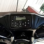 Marine Stereo Bluetooth Waterproof Boats Golf Cart Radio Digital Media Stereo Receiver AM FM Tuner Bluetooth Streaming on ATV UTV Motorcycle and Spa Hot Tubs