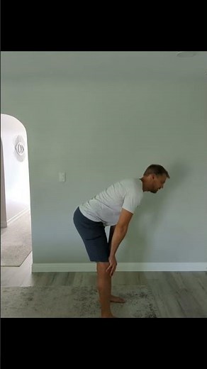 Simple Desk Exercise: Hands on Knees, Nod Up & Down