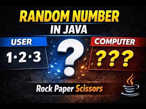 Rock Paper Scissors Game in Java | Random Number Generator Explained