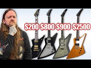 I Tried 4 Different Explorer Style Guitars, From Cheap To Real Deal..