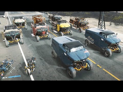 Death Stranding [PS4] All Vehicles Gameplay