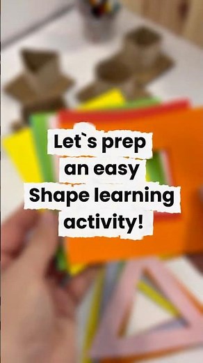 Shape Activity | Early Math for Toddlers | Homeschooling