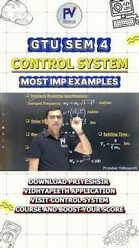 ⚙️ Control System Most Important Examples 📚🔥SEM 4 GTU