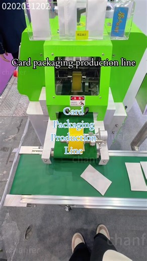Card Packaging Production Line Overview