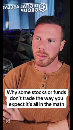 A share can trade below or above its net asset value. Essentially, it’s a leveraged play on the underlying assets, and debt can make it even more unpredictable. #Investing101 #FinanceTok #Stocks #NetAssetValue #LeveragedInvesting