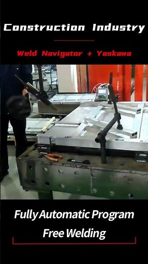 Weld Navigator® Laser Seam Tracking for Automated Aluminum Formwork Welding with Yaskawa Robots