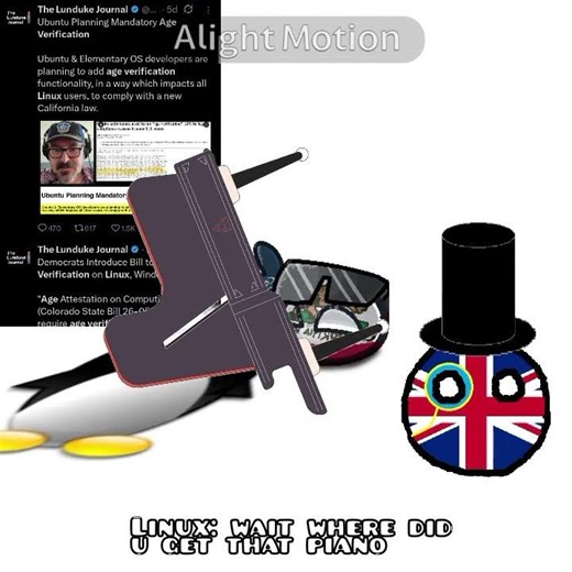 #ageverification #linux #ubuntu #countryballs