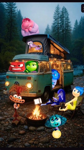 Emotions Go Camping 🌲🔥 | Inside Out’s Warmest Yet Craziest Night! #insideout2 #campingchaos #anger