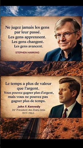 Ne jugez jamais les gens par leur passé. - Stephen Hawking #citation #sagesse #motivation