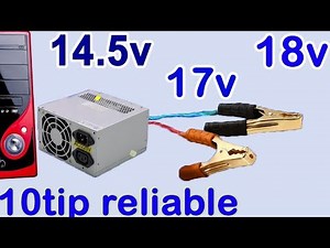 10 best project tips for converting #ATX Supply to charge the battery
