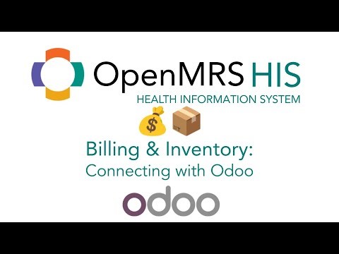 OpenMRS HIS: Billing and Inventory connection with Odoo