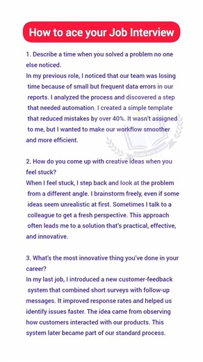 9.3K views · 54 reactions | Job Interview Questions & Answer  #jobs #interview #viral #reels #trending #reelschallenge @topfans | Learn with Ishani | Facebook