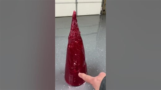 ⬆️ Watch our video tutotial ⬆️ for Tomato Cage Ornament Trees #tomatocagetree #christmasdecorations