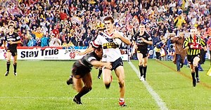 Great Grand Final Moments: 2003 Scott Sattler Tackle