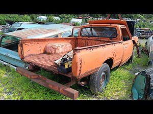 V8 Swapped 1973 Datsun 620 Pickup in the Junkyard (Ford)