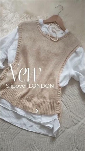 London Slipover Strickanleitung für Anfänger