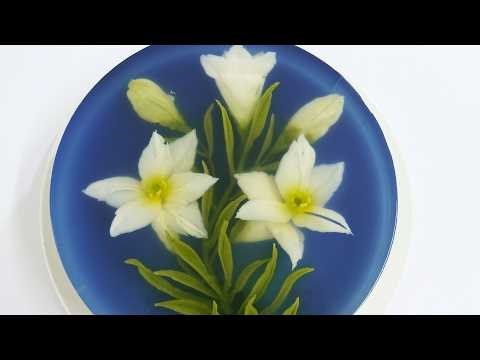 Satisfying 3D Jelly Cake – Lily Flower Made with Just a Needle