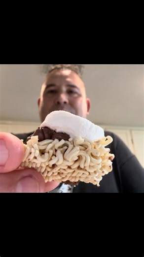 Trying Ramen Noodle S’mores 🍫🔥 | Weird Recipe From Ramen Cookbook #shortsviral